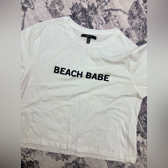 Brunette The Label Tops - Brunette The Label White Tee